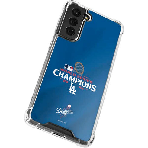 2024 World Series Champions Los Angeles Dodgers Galaxy S22 Plus Clear Case